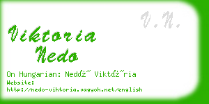 viktoria nedo business card